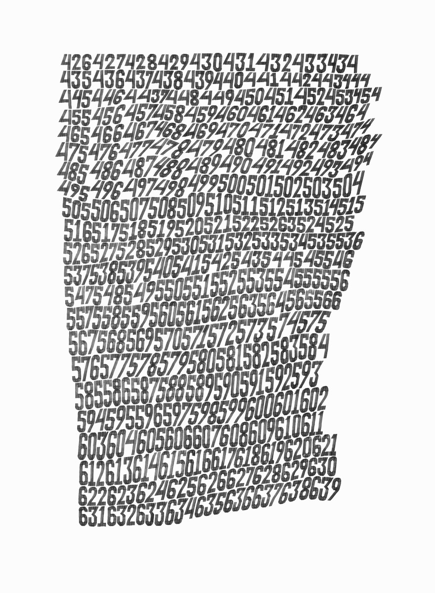 Numbers 426 to 639 by Dana Piazza 