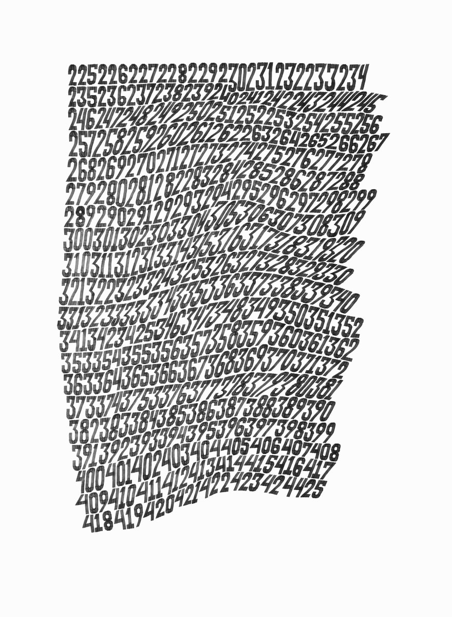 Numbers 225 to 425 by Dana Piazza, Image 1.