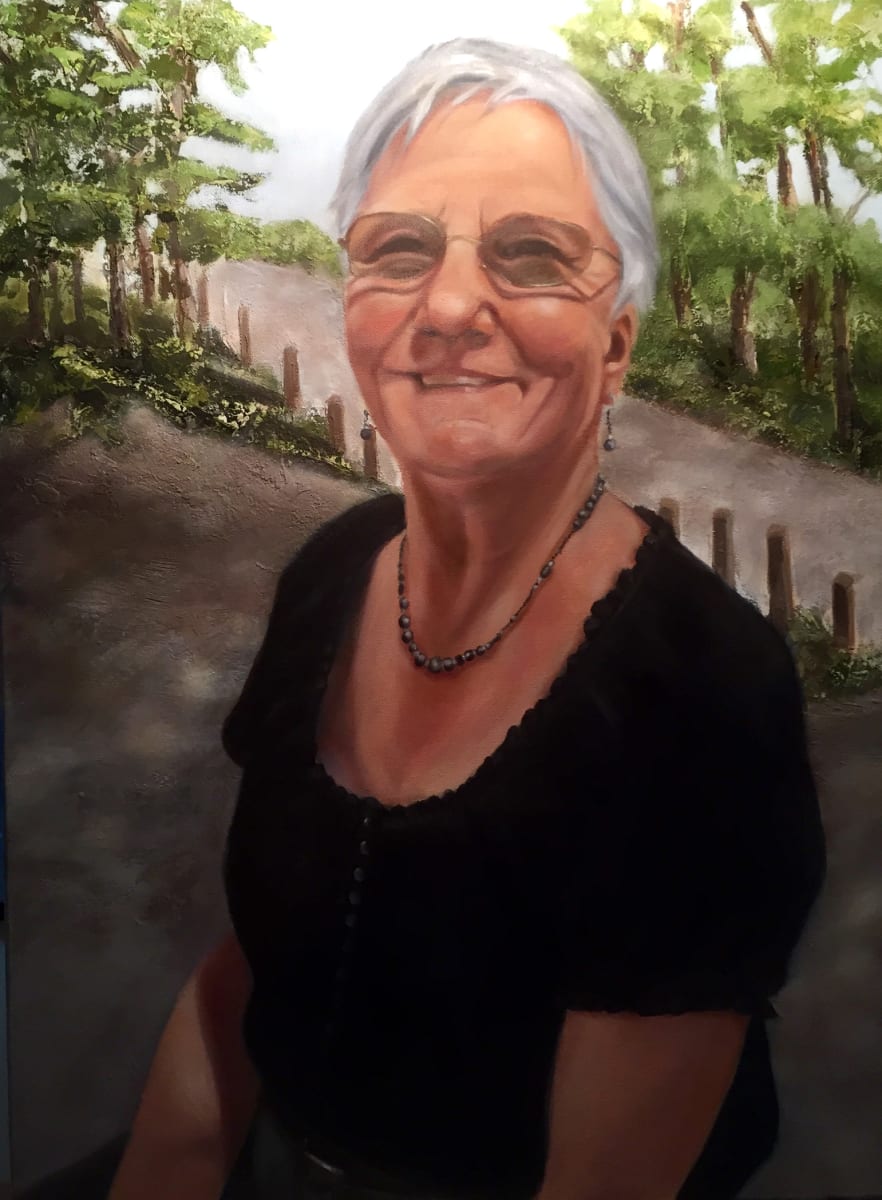 Margie in the Botanical Garden by Caryn Stromberg 