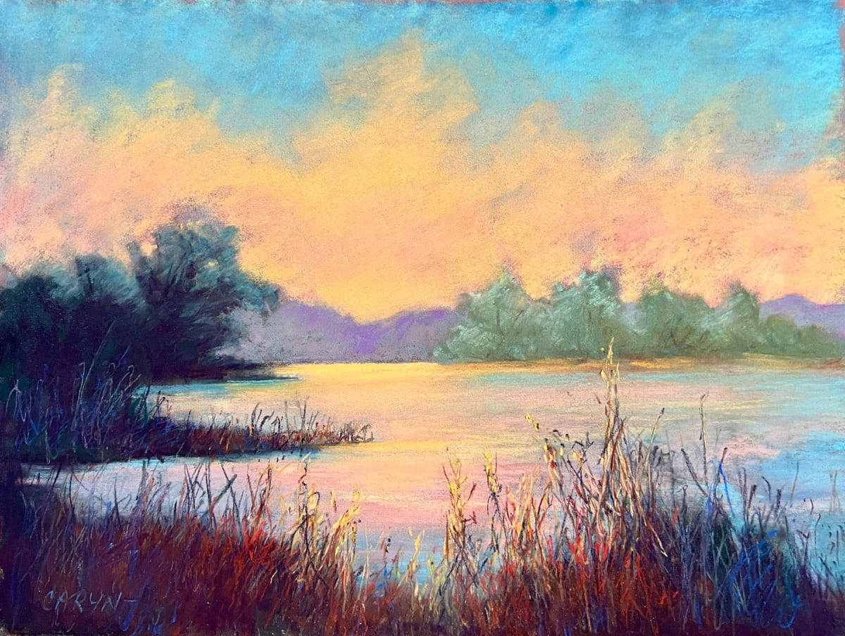 Mary Lake Evening by Caryn Stromberg 