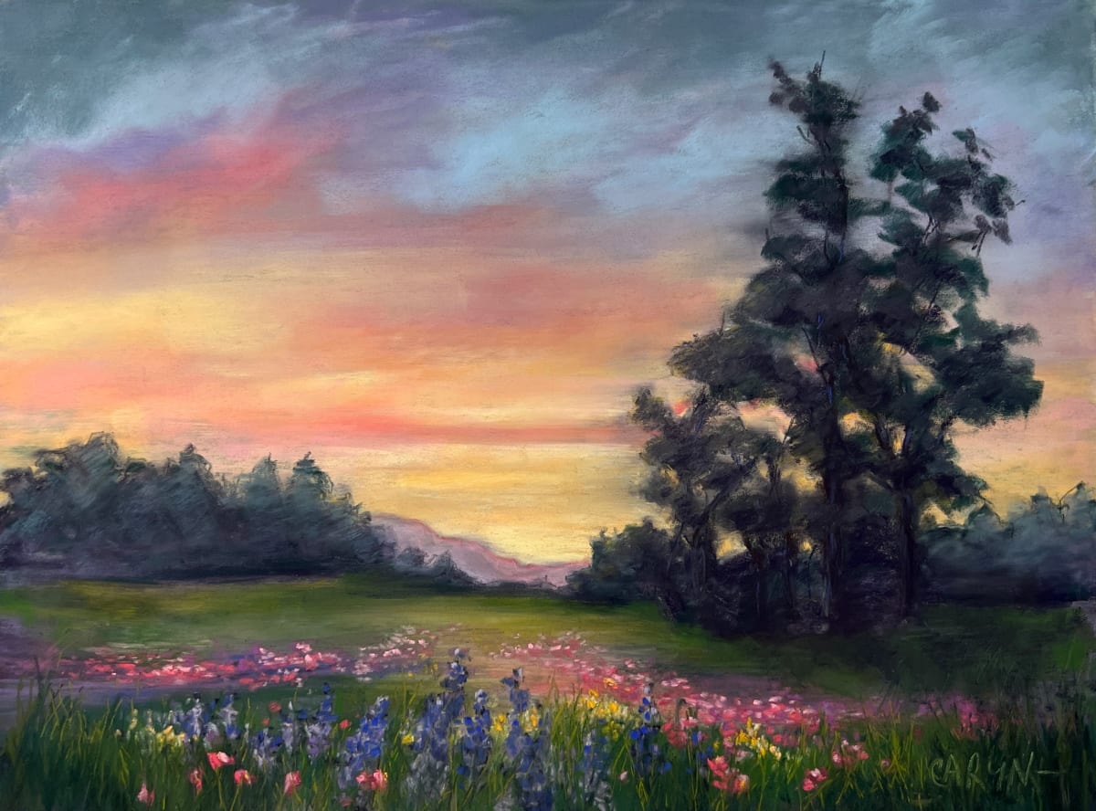 Sunrise Meadow by Caryn Stromberg 