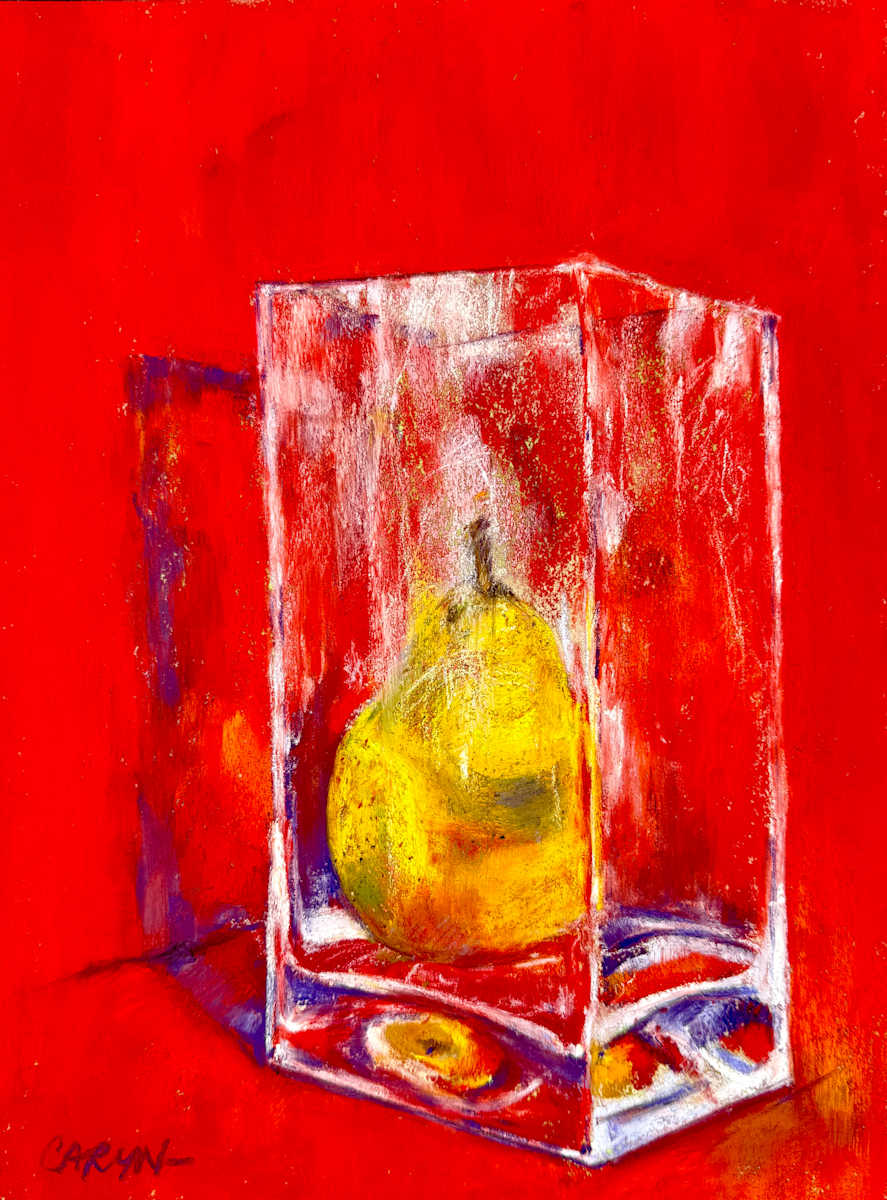 Yellow Pear by Caryn Stromberg 