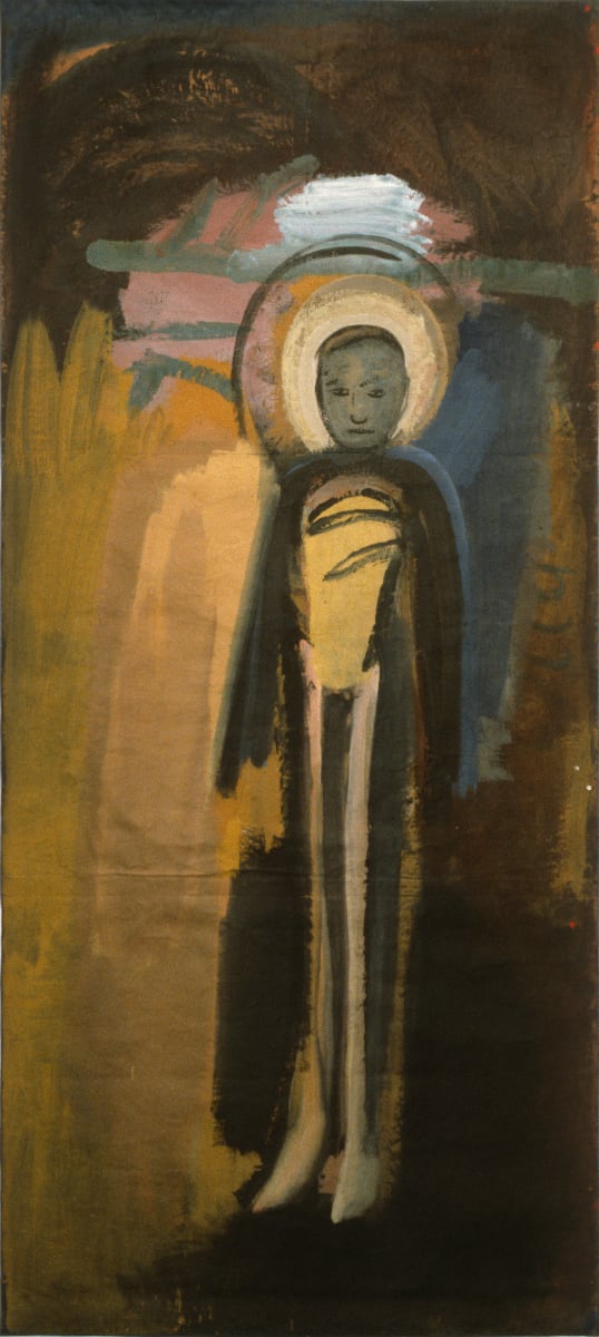 Descending Figure (Grey Face) by Keisho Okayama 