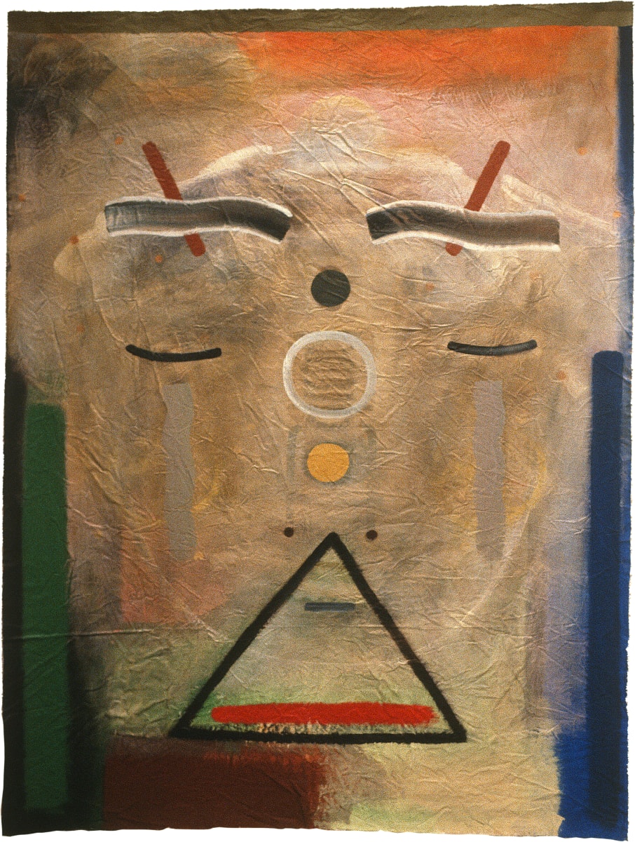 Large Face with Triangle by Keisho Okayama 