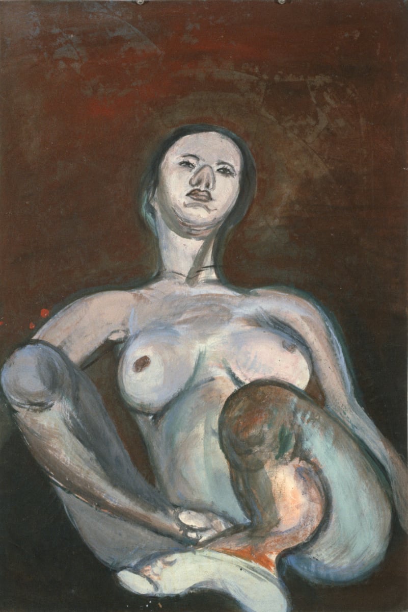 Reclining nude/Large nose by Keisho Okayama 