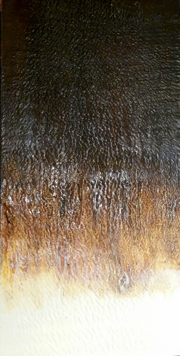 Coffee & Toffee - diptych (one shown here) by Eliaichi Kimaro 