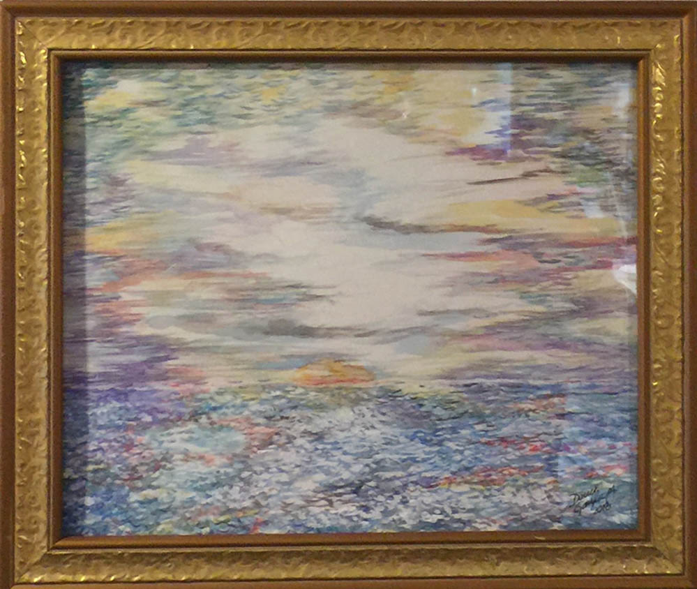 AN IMPRESSIONISTS SEASCAPE (sold) by Doug Gazlay 