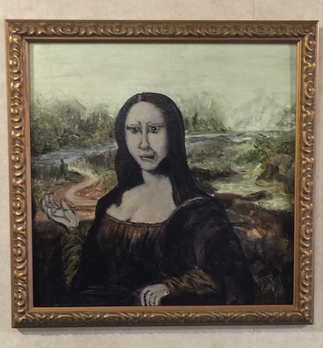 MOANING LISA (SOLD) by Doug Gazlay 