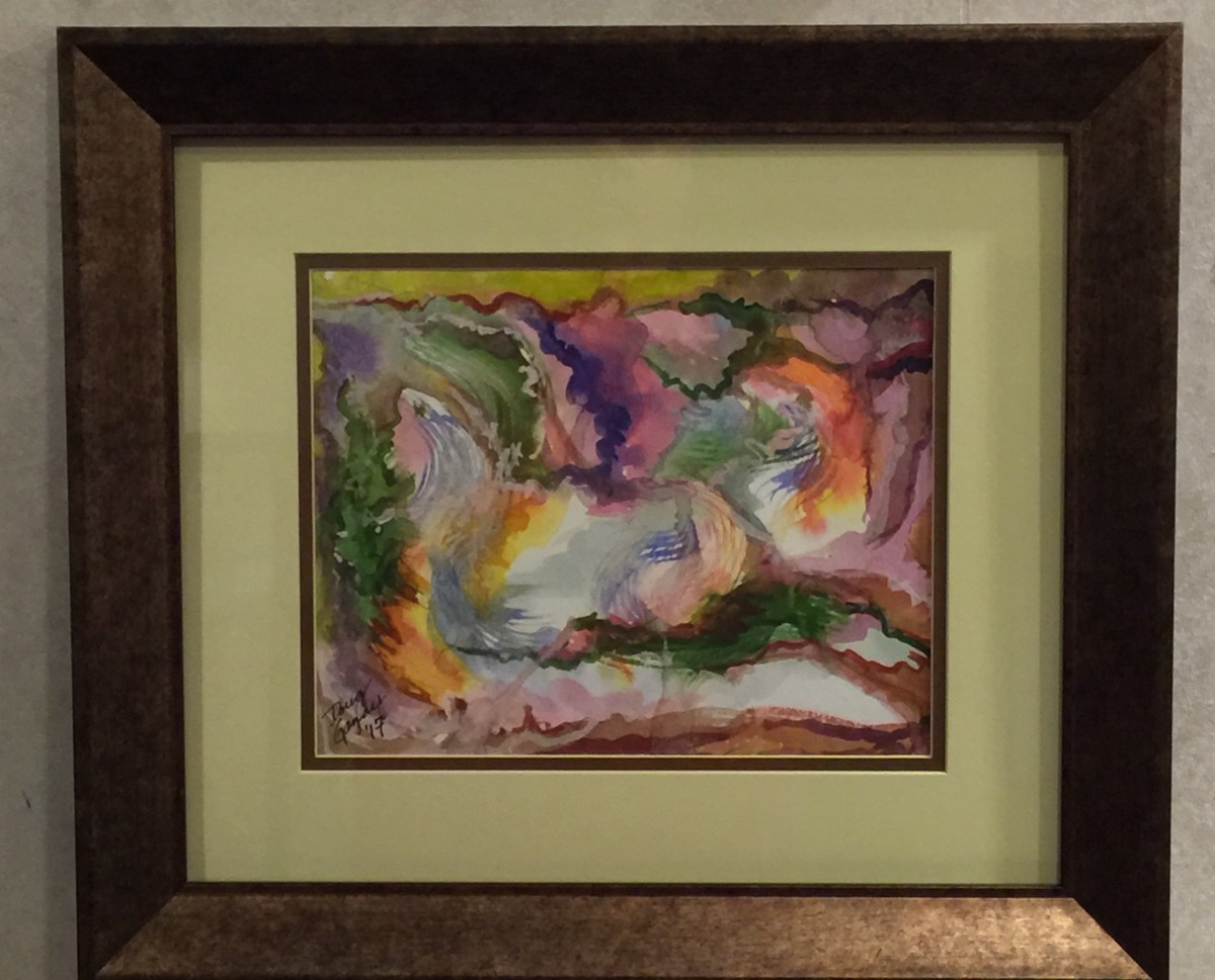 ABSTRACT CAVE (Given as prize) by Doug Gazlay 