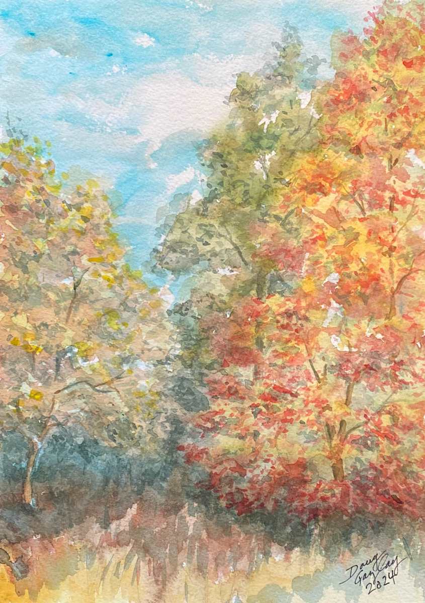 FALL IS NEAR (Given as prize) by Doug Gazlay 