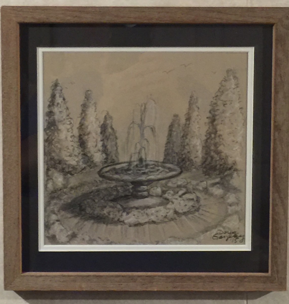 WATER FOUNTAIN (sold) by Doug Gazlay 