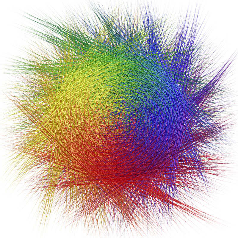 Pickup Sticks - Chaos 3 by Karen Hochman Brown 