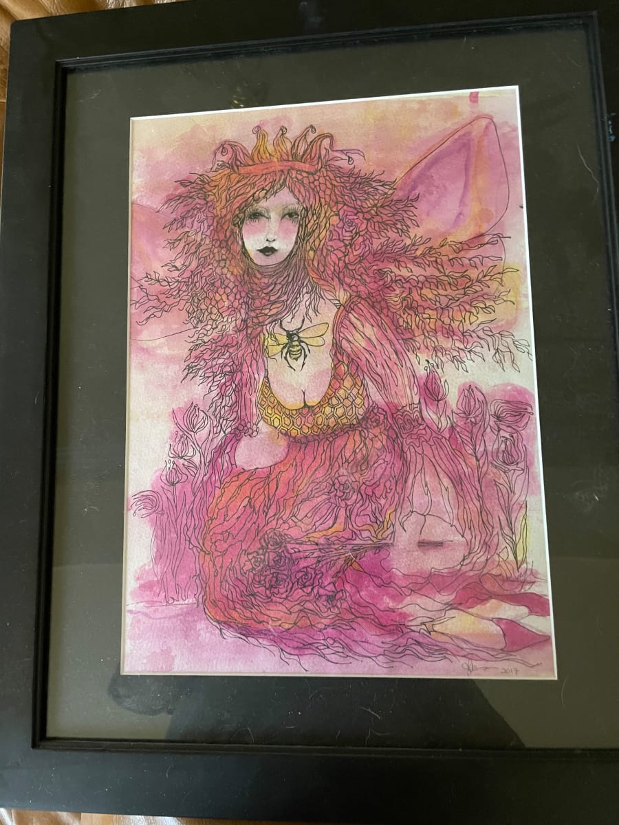 Red Fairy God Mother by Judith Estrada Garcia 