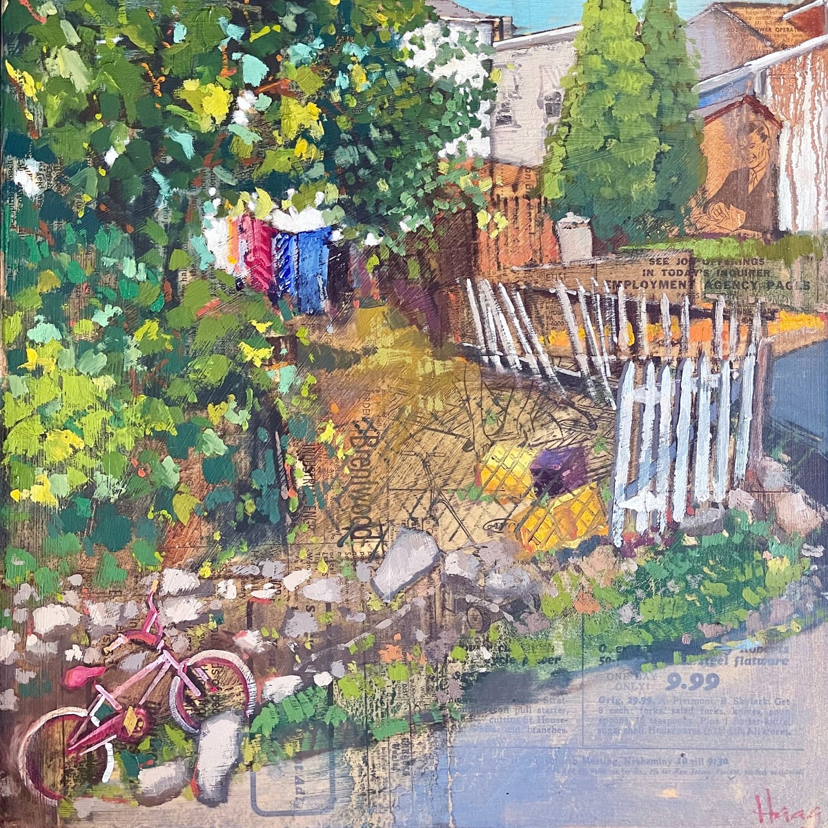 White Picket Fences by Teresa Haag 