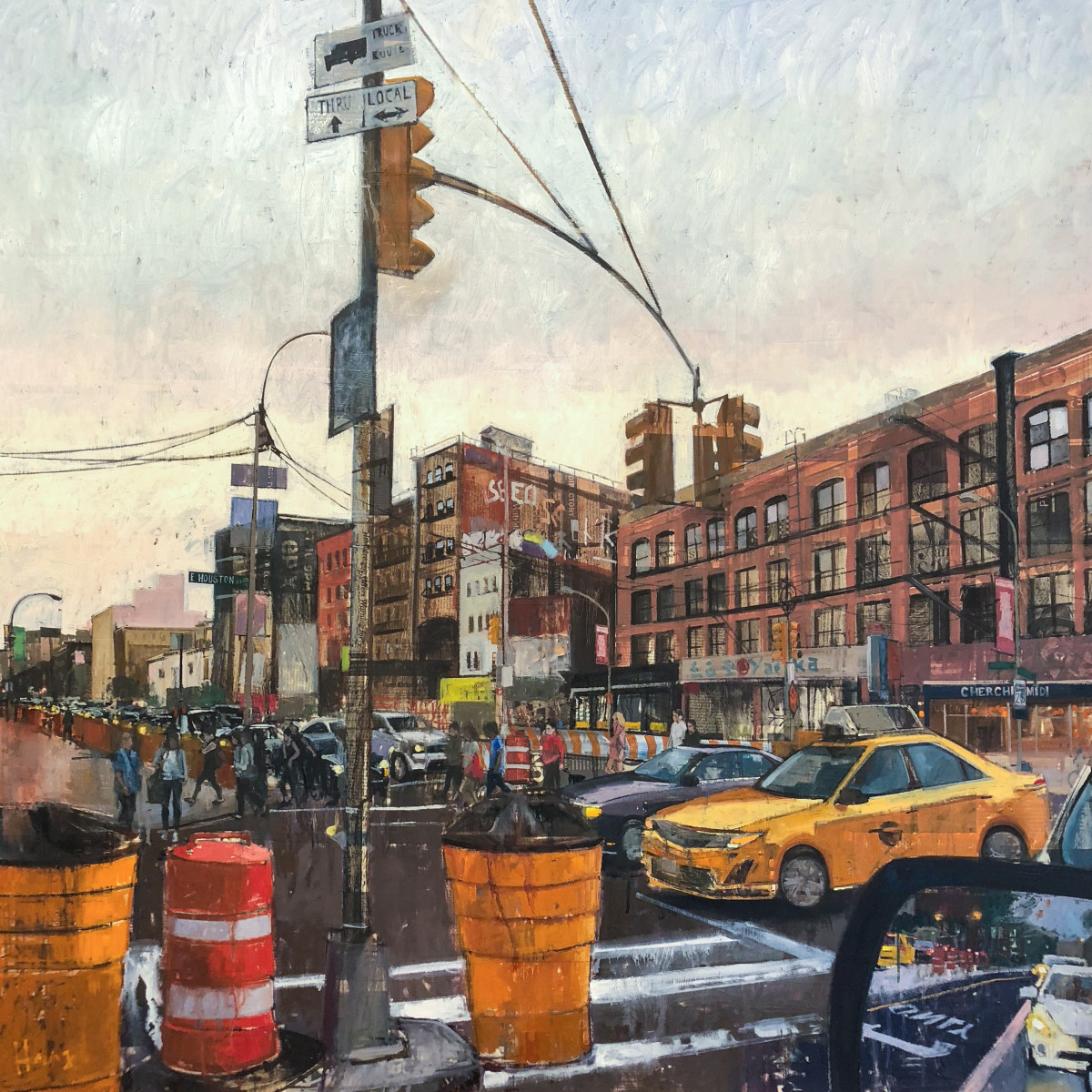 East Houston and Bowery by Teresa Haag 