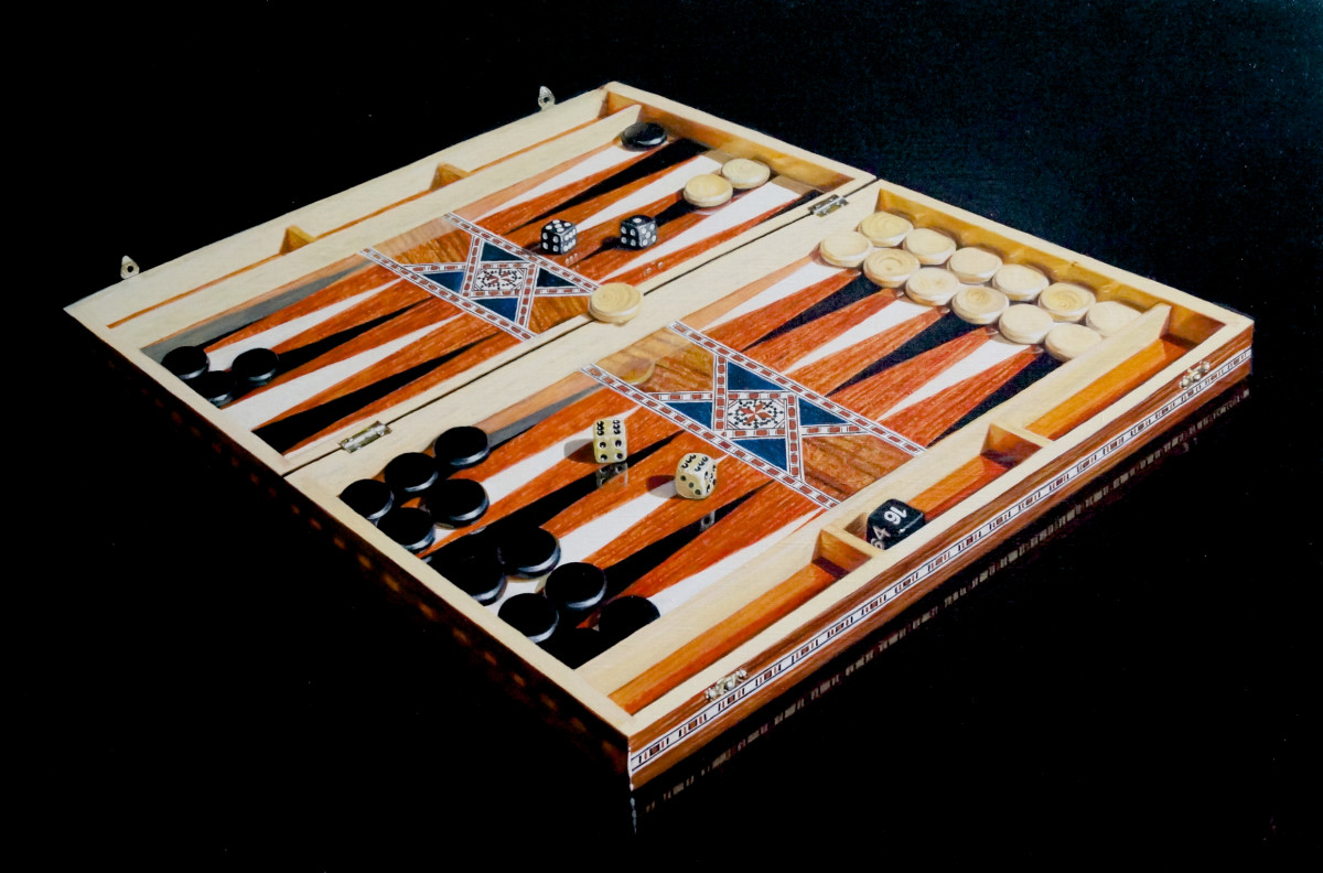 Backgammon by Anne-Marie Zanetti 
