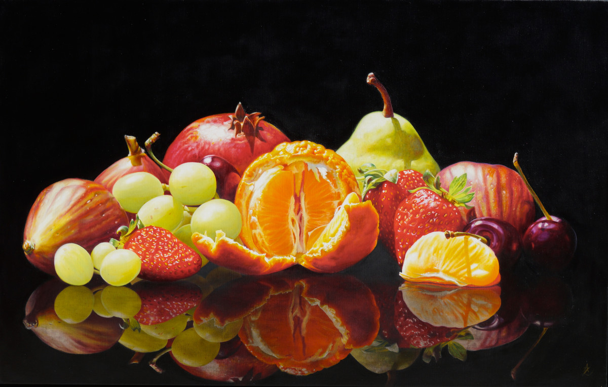 Fruit platter by Anne-Marie Zanetti 