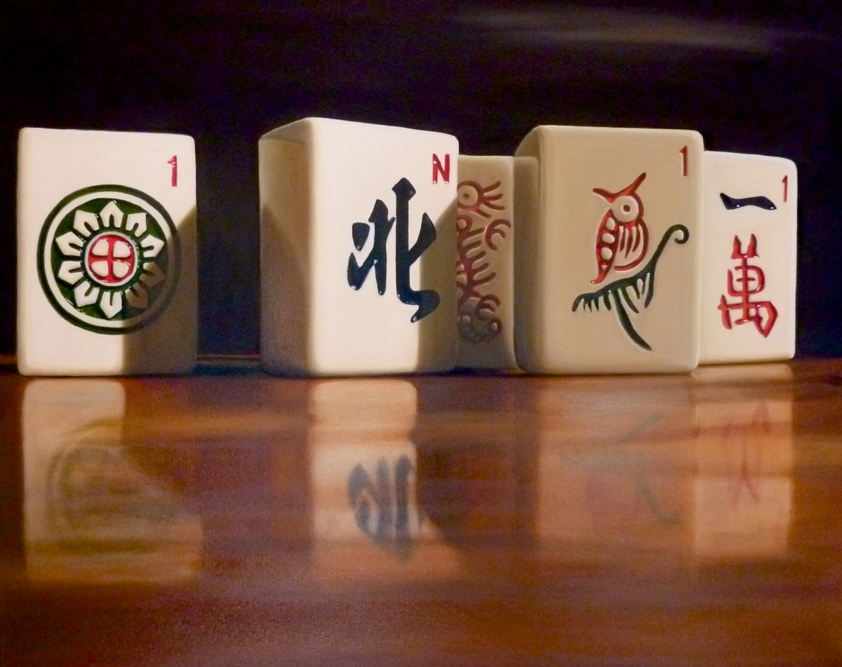 Mahjong Tiles by Anne-Marie Zanetti 