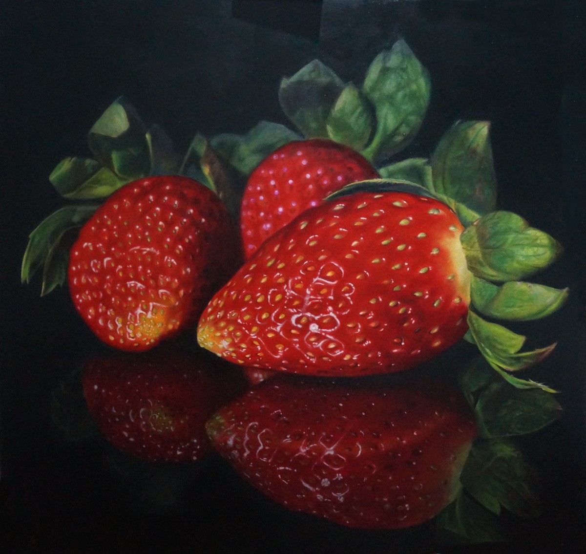 Luscious Strawberries by Anne-Marie Zanetti 