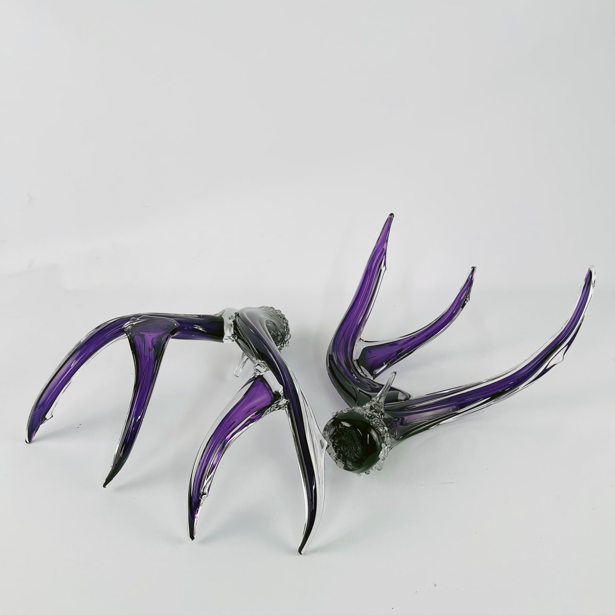 Antler Set Amethyst by North Rim Glass Jared & Nicole Davis 