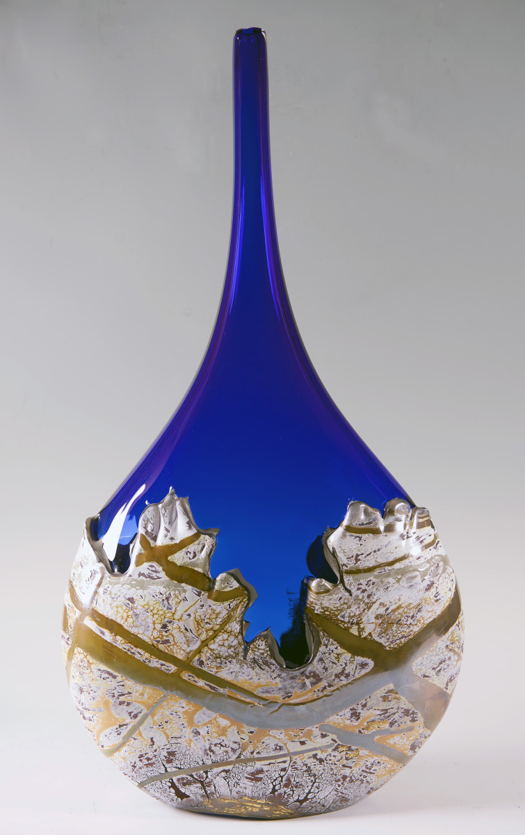 Canyon Vista Spire Cobalt by North Rim Glass Jared & Nicole Davis 