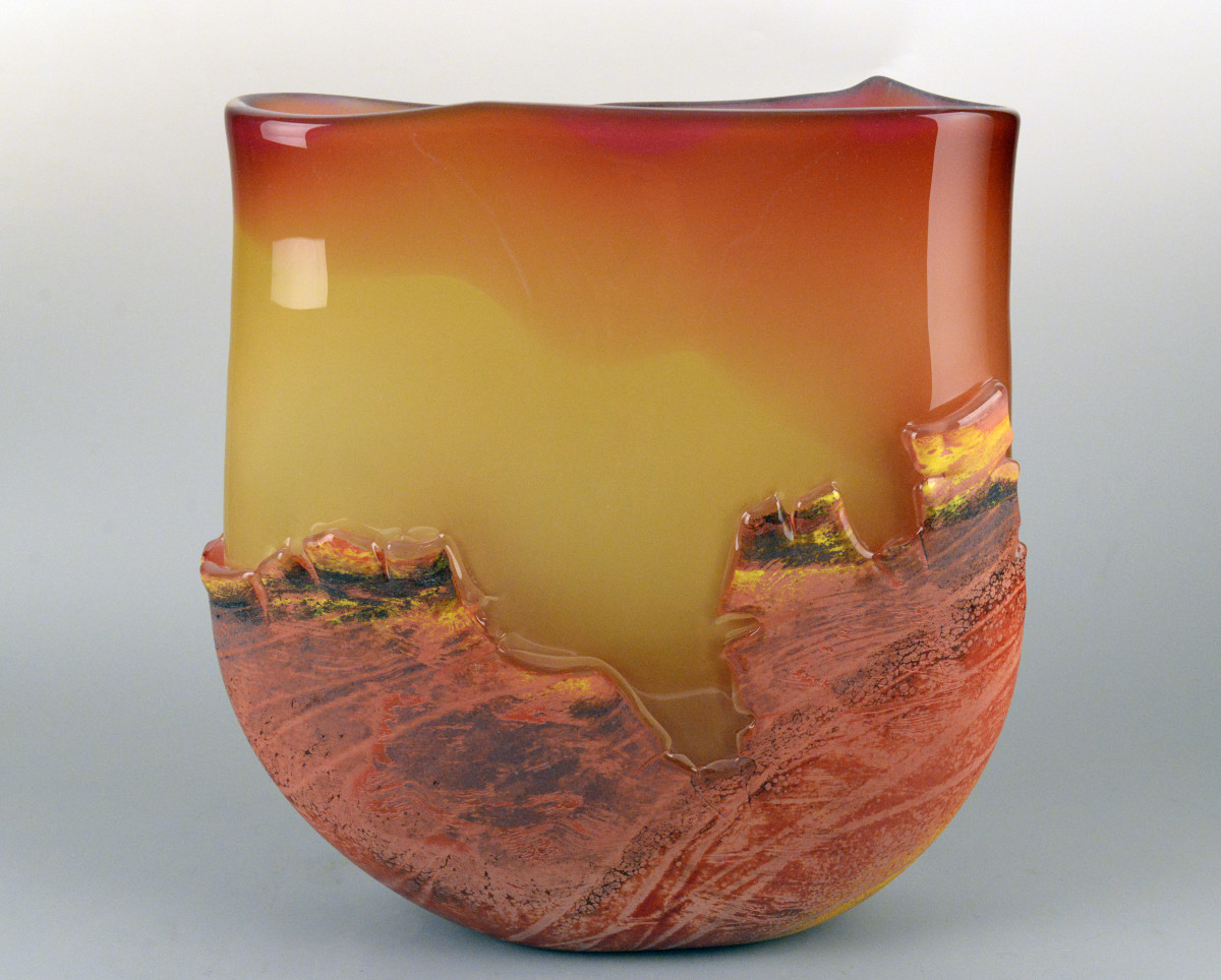 Canyon Vista Sunrise by North Rim Glass Jared & Nicole Davis 