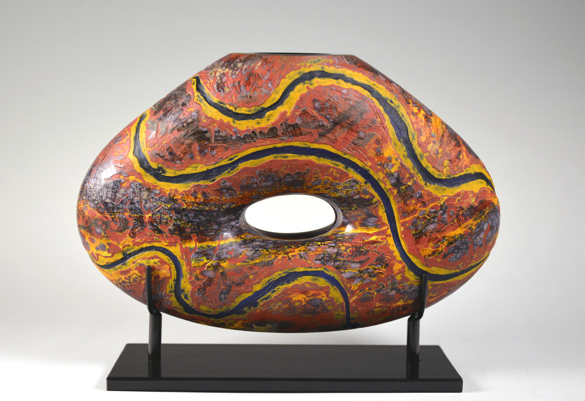 Desert Formation Arch-Cobalt by North Rim Glass Jared & Nicole Davis 