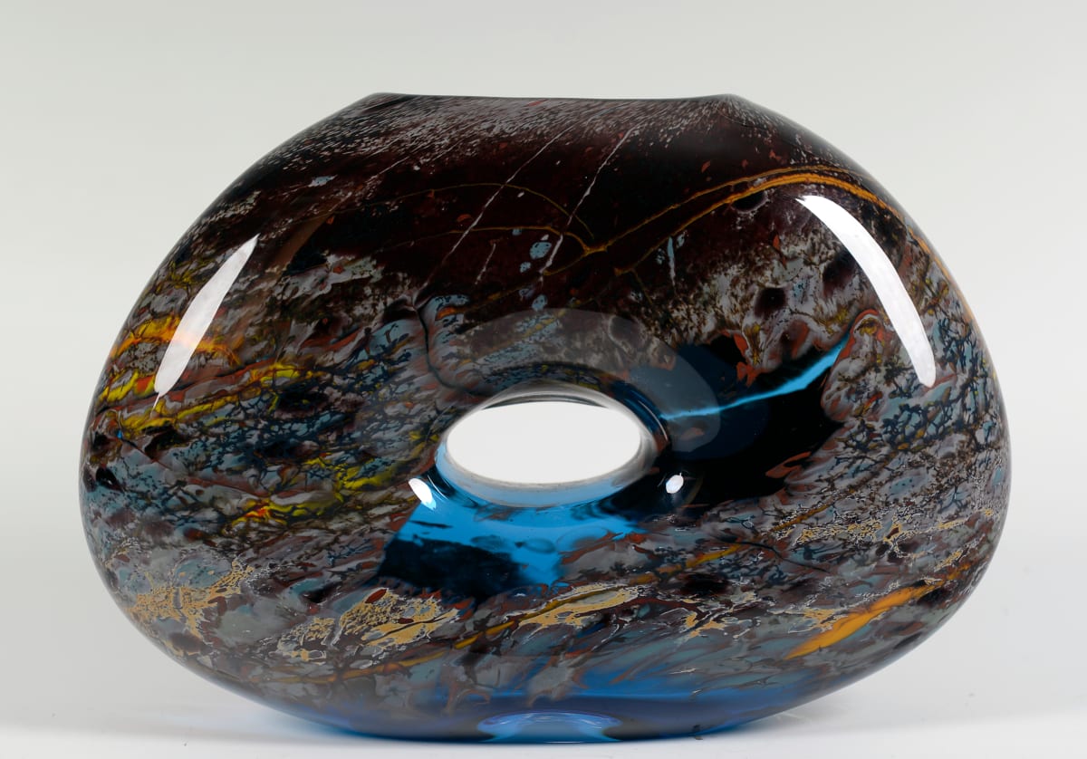 Fission Arch Aqua by North Rim Glass Jared & Nicole Davis, Image 1.