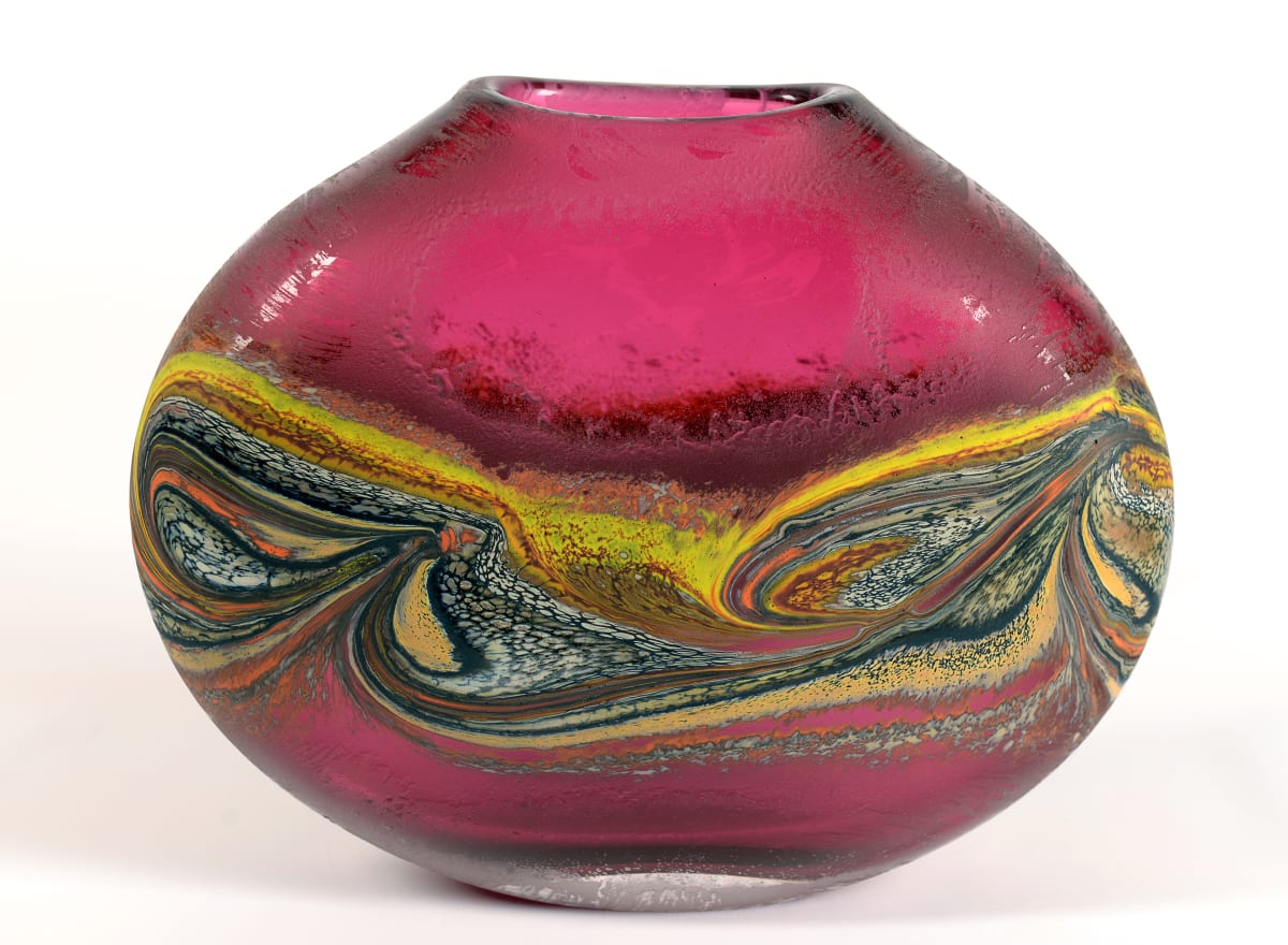 Jupiter Vase Gold Ruby 