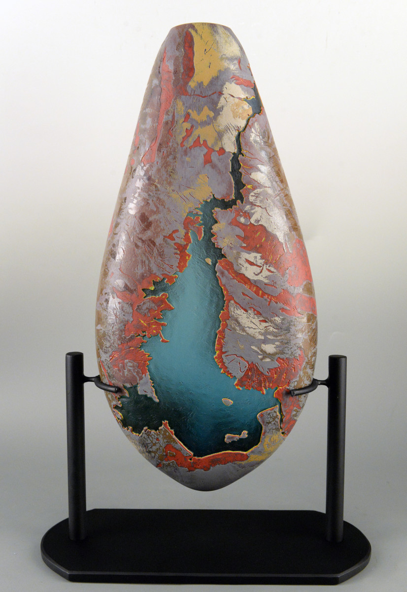 Riverway Series-Lake Mead Overton Arm by North Rim Glass Jared & Nicole Davis 