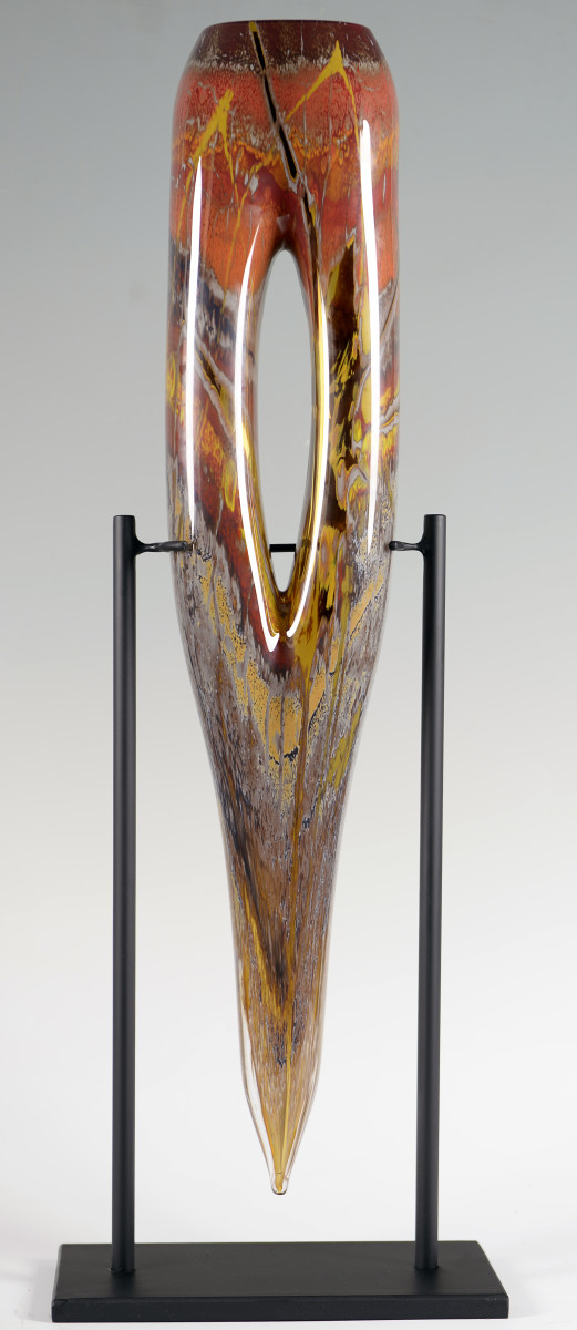 Desert Sentinel Amber by North Rim Glass Jared & Nicole Davis 