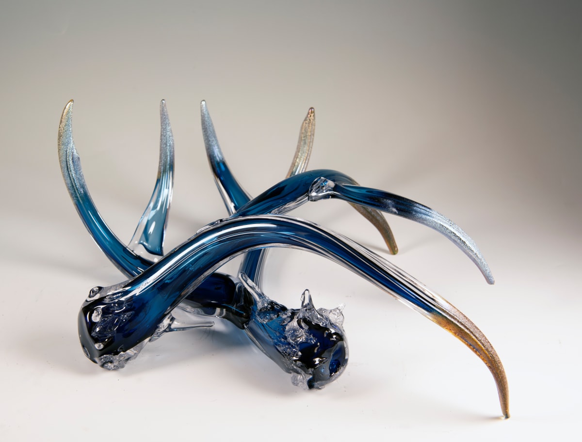 Antler Set Steel Blue & Metallic 