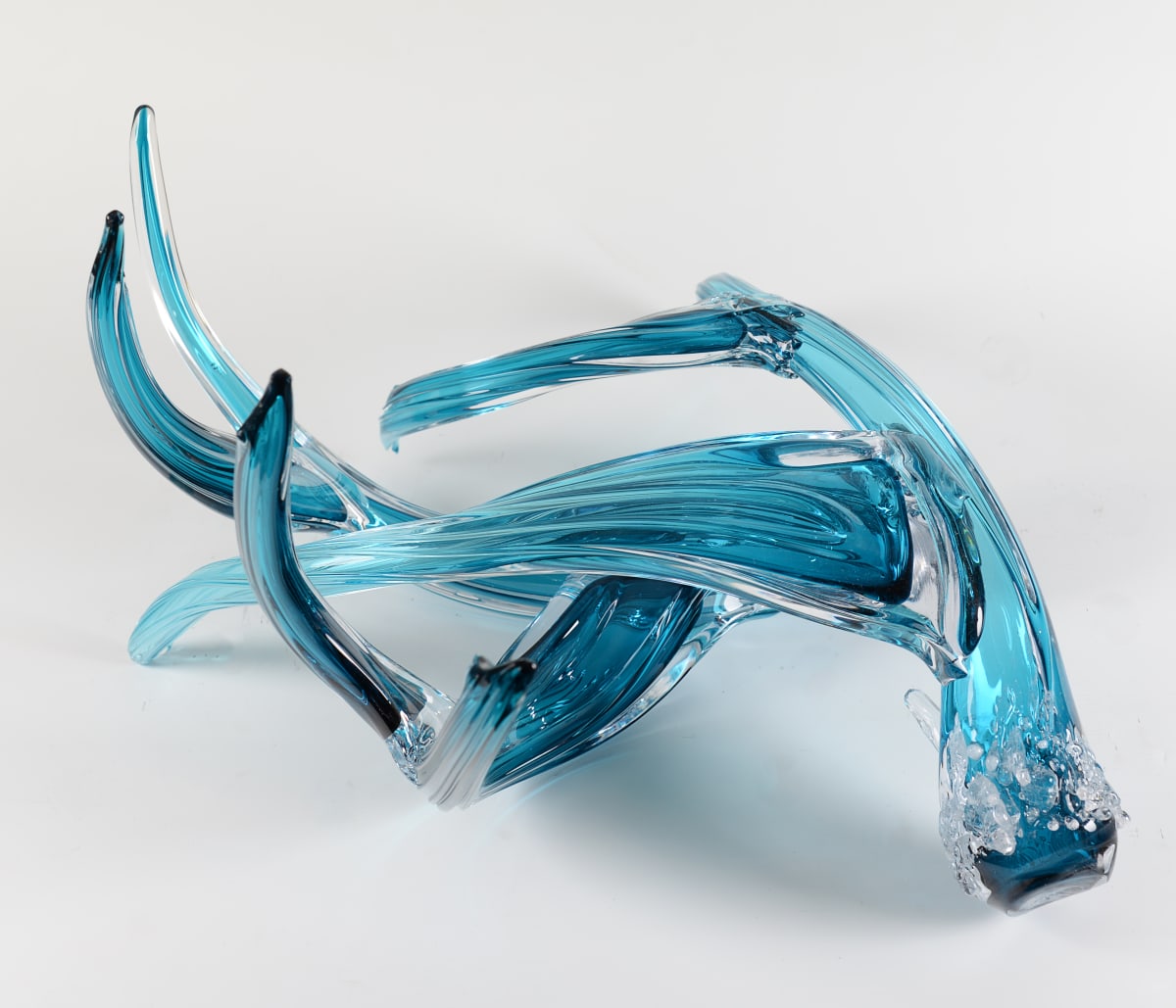 Antler Set-Turquoise by North Rim Glass Jared & Nicole Davis 