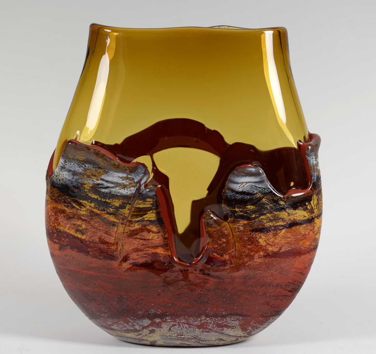 Desert Vista Arch Amber by North Rim Glass Jared & Nicole Davis 