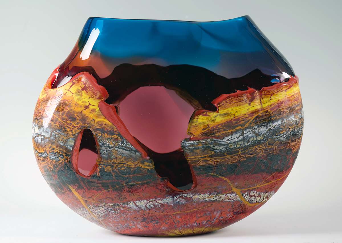 Vista Arch Sunset by North Rim Glass Jared & Nicole Davis, Image 2.