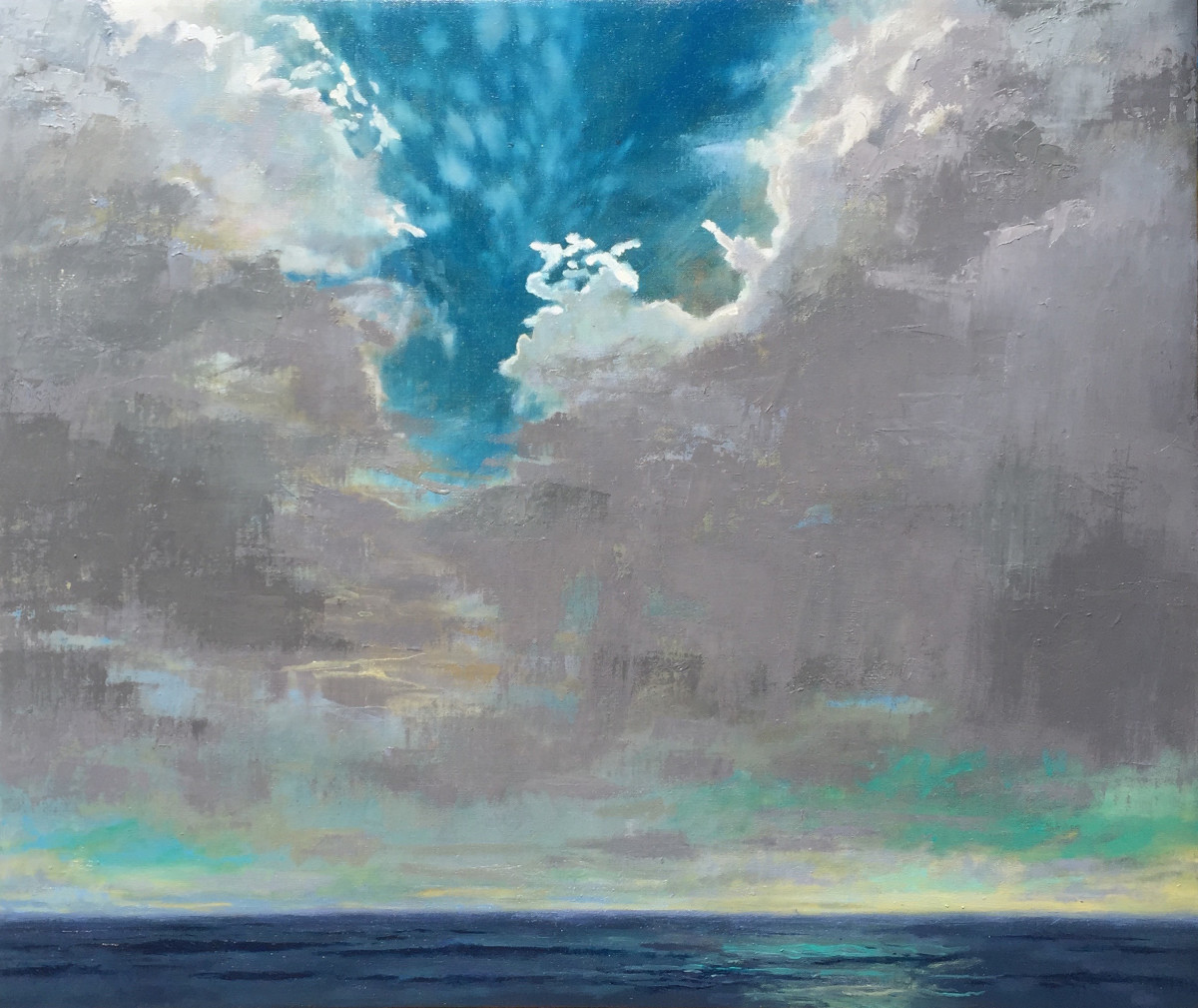 Sky Over Long Sands by MJ Blanchette 