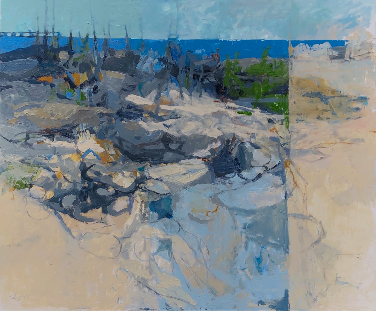 On a Rocky, Sandy Beach with Phinn by MJ Blanchette, Image 1.