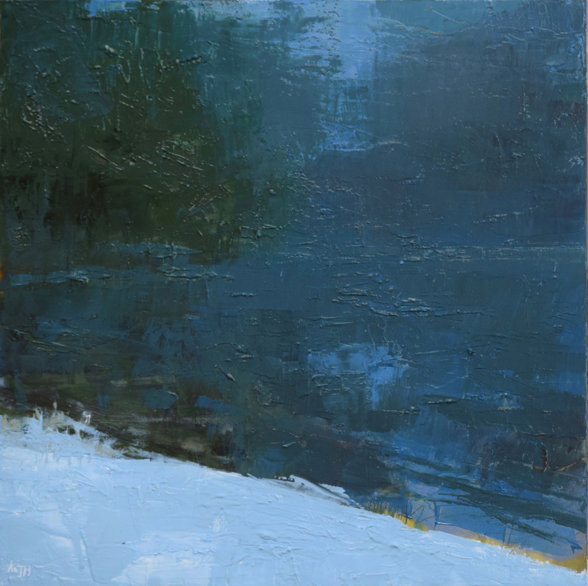 Night Snow by MJ Blanchette 