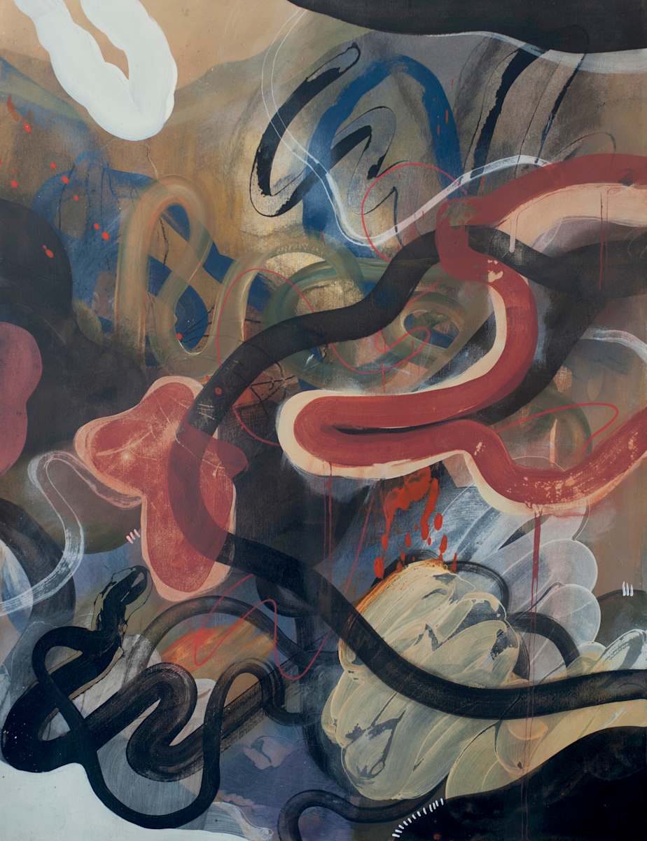 DANCING IN THE DARK, 65 x 50 cm by Hannah Thomas, Image 1.