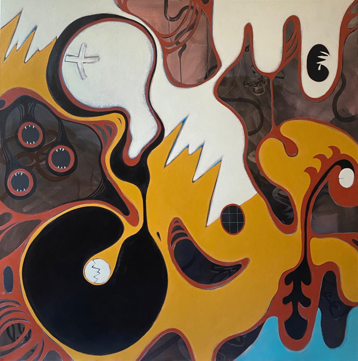 SEASON OF THE WITCH #12, 160 x 160 cm by Hannah Thomas, Image 1.