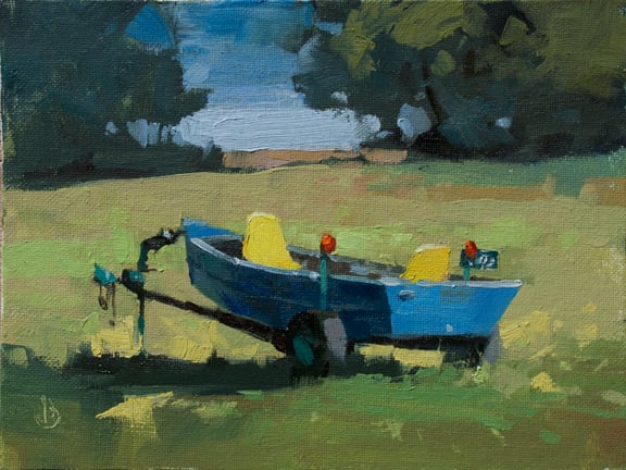 The Blue Boat by Lyn Boyer 