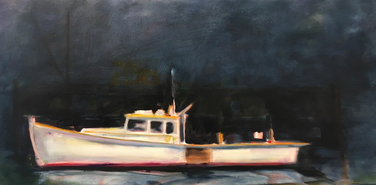 Night Harbor by Marston Clough 