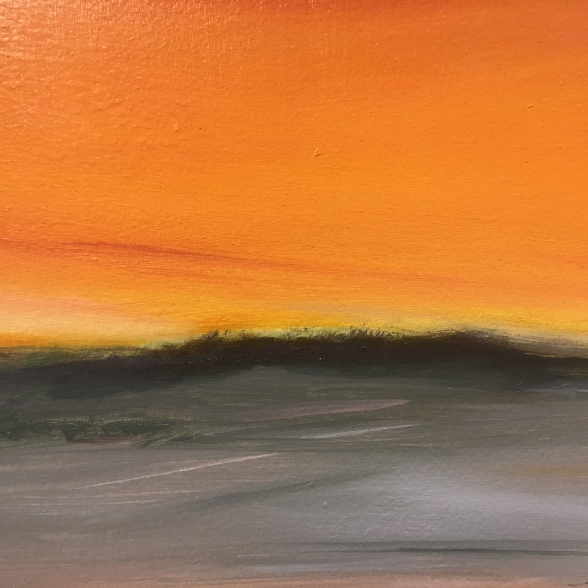 orange sky by Marston Clough 