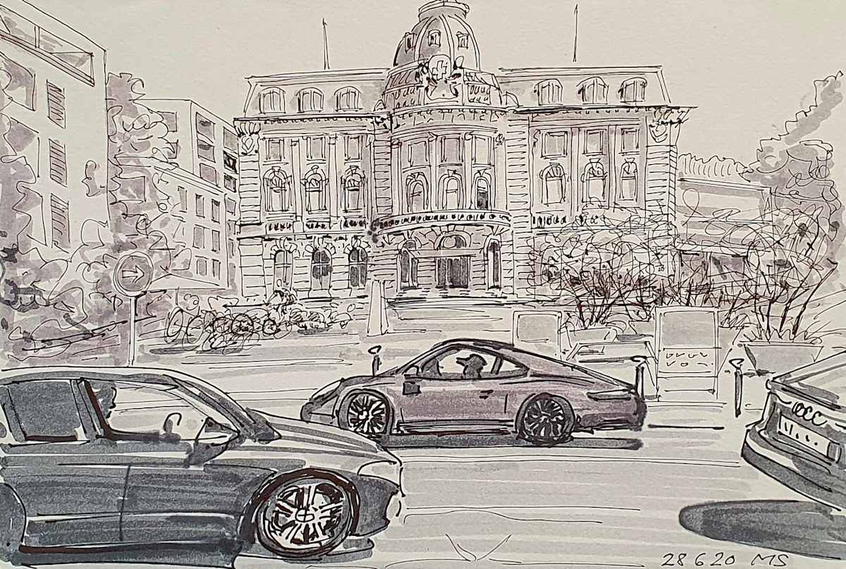 Postplatz by Martin Spillmann 