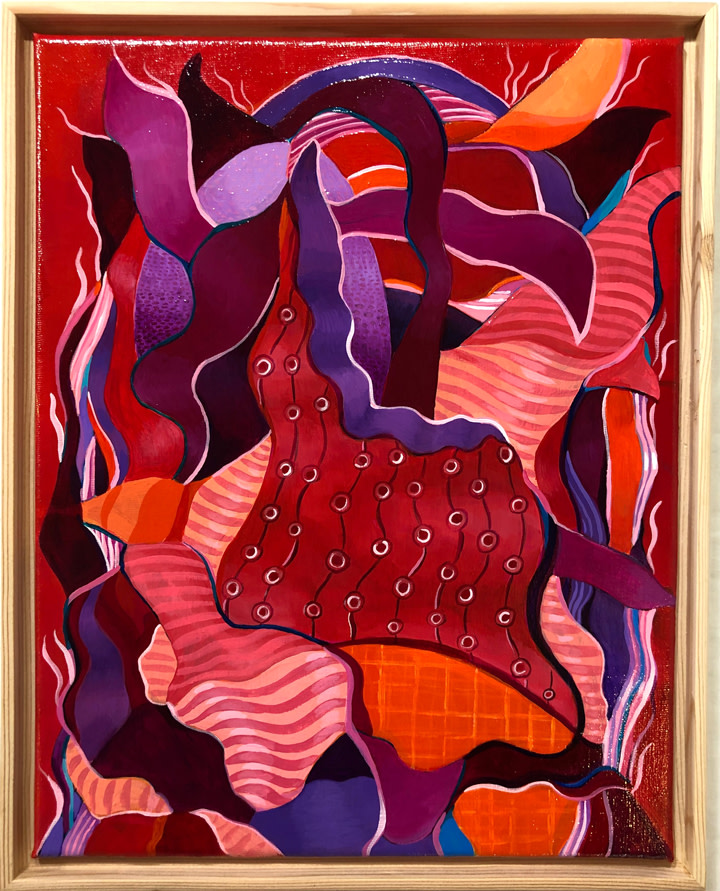 Germinate (red) by Jennifer Banzaca 