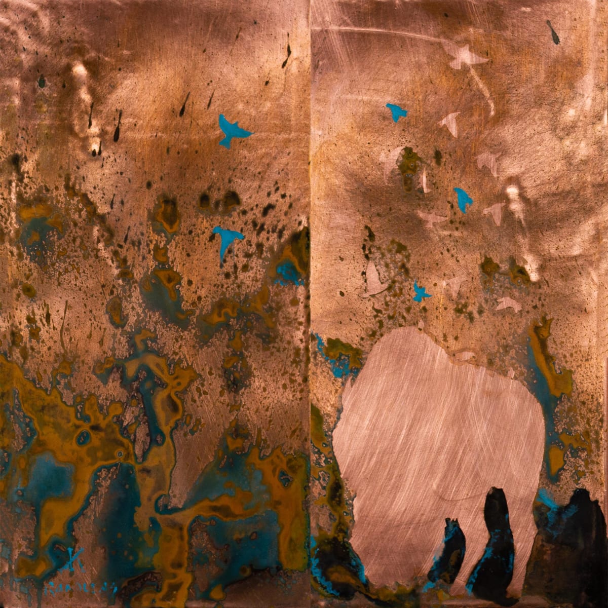 Finding Harmony, Diptych by Kim Randleas, Image 1.