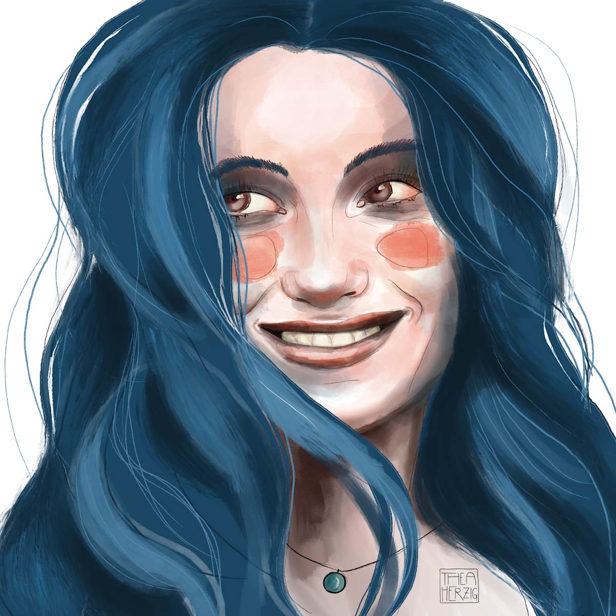 Portrait "Kirsten" by Thea Herzig  Image: Portrait "Kirsten"