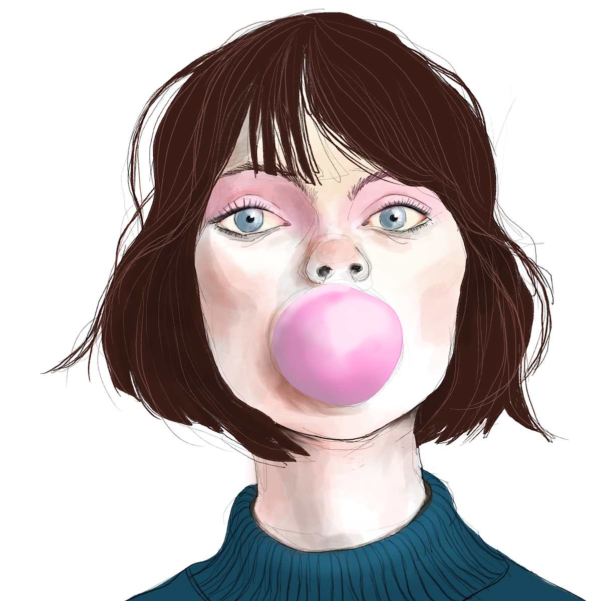 Portrait "Ziggy" by Thea Herzig, Image 1.