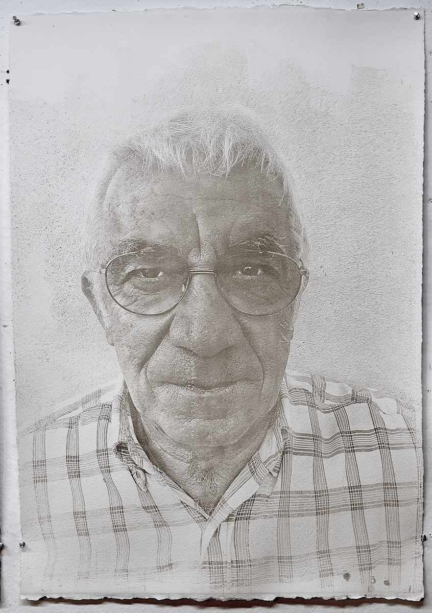 2024 works by Donald E. Camp  Image: 
A Friend- Mr. Michel Philipot