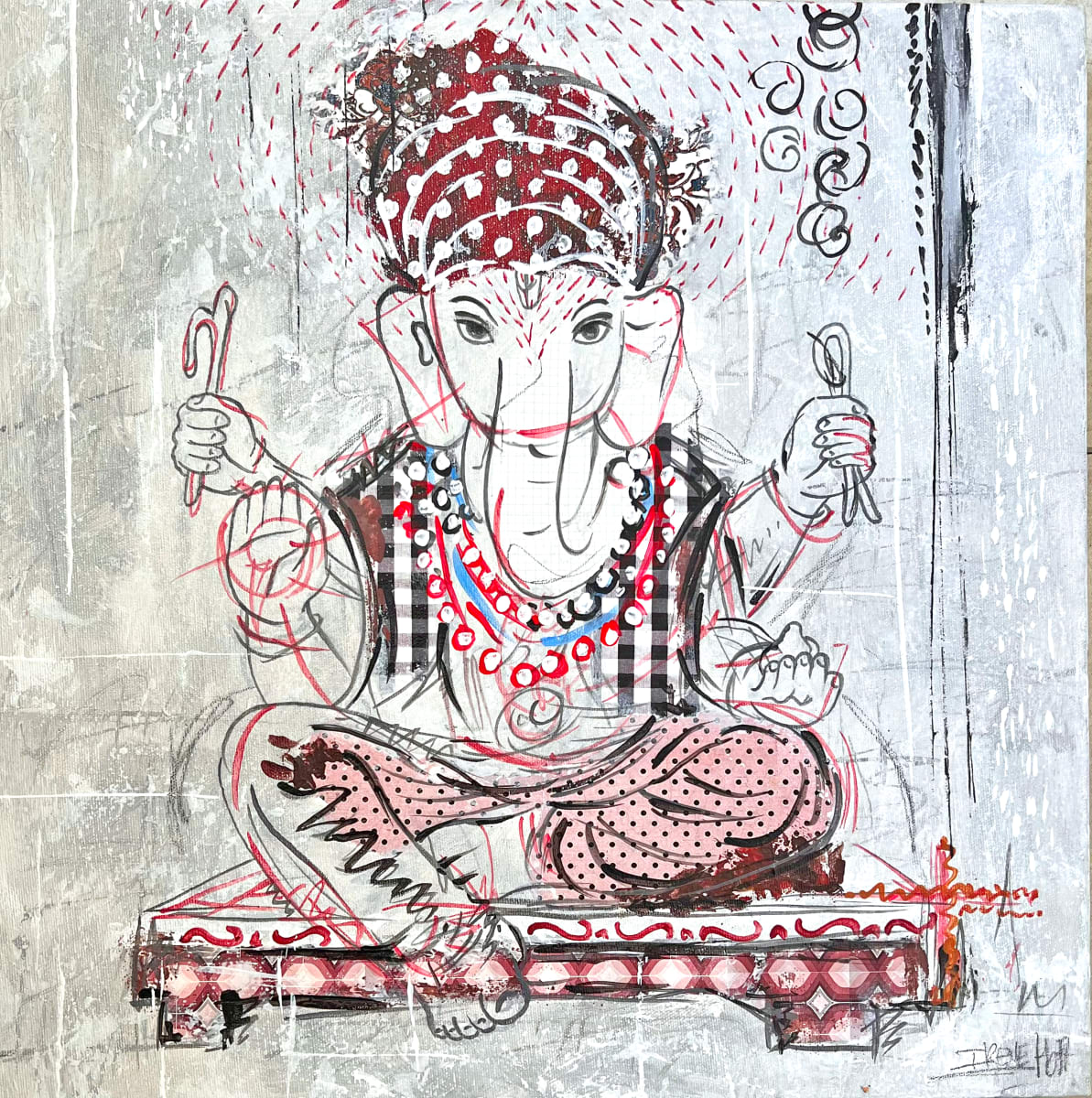 Ganesh with me by Art Irene Hoff 